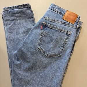 Levi's Premium 501 Blue Skinny High Rise Big E Button Fly Jeans Size 30x30